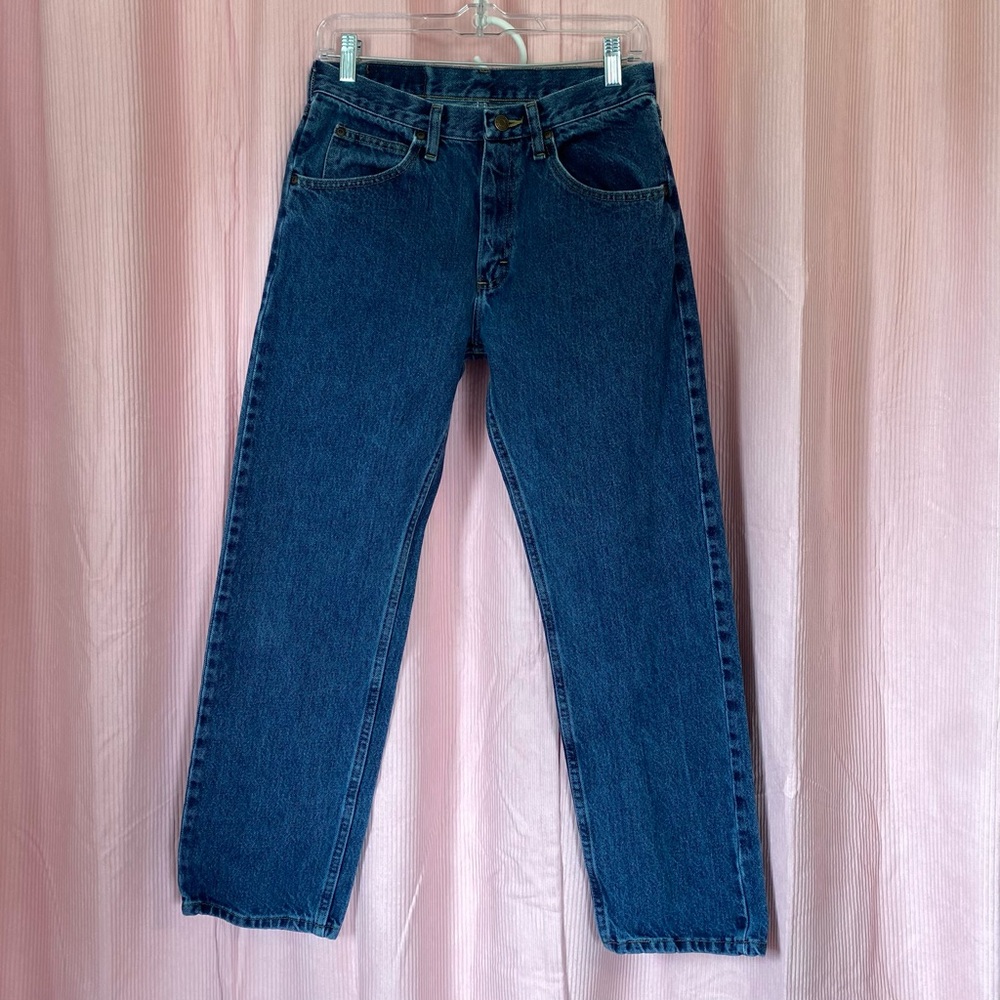 Wrangler Unisex Deep Blue Straight Jeans